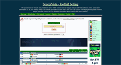 Desktop Screenshot of http.www.soccervista.com